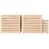 vidaXL Ensemble de bo&icirc;tes de jardin 3 pcs bois de pin massif