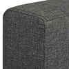 vidaXL Fauteuil gris fonc&eacute; tissu