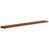 vidaXL Appui de fen&ecirc;tre Bois Brun 120 x 25 x 4,5 cm PVC