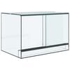 vidaXL Terrarium avec stockage Transparent 60 x 40 x 40 cm Verre