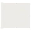 vidaXL &Eacute;cran de balcon Blanc 100 x 600 cm Tissu Oxford