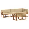 vidaXL Ensemble de canap&eacute;s d'ext&eacute;rieur 8 pcs Naturel et Beige