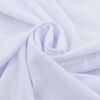 vidaXL Nappes &eacute;lastiques de table avec jupon 2 pcs 150x74 cm Blanc