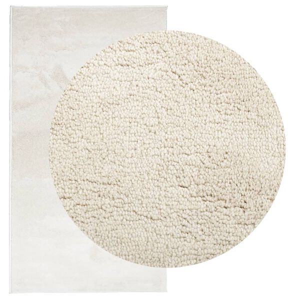 vidaXL Tapis OVIEDO &agrave; poils courts beige 80x150 cm