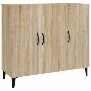 vidaXL Buffet ch&ecirc;ne sonoma 90x34x80 cm bois d'ing&eacute;nierie