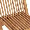 vidaXL Ensemble &agrave; manger de jardin 3 pcs Bois de teck massif