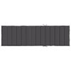 vidaXL Coussin de chaise longue anthracite m&eacute;lang&eacute; 200x70x4 cm tissu