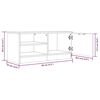 vidaXL Meubles TV 2 pcs Blanc brillant 80x35x36,5 cm Bois d'ingénierie
