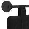 vidaXL T&ecirc;te de lit suspendue Noir 210 x 55 x 5 cm Velours