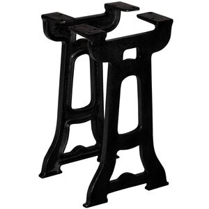 vidaXL Pied de banc 2 pcs Cadre en Y Fonte