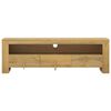 vidaXL Meuble TV 110x30x35 cm Bois de teck solide