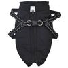 vidaXL Manteau pour chien Noir L40 Fleece et Polyester