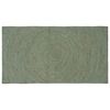 vidaXL Tapis de surface Vert olive 60 x 110 cm Jute