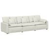 vidaXL Canap&eacute; modulable avec coussins gris clair