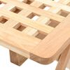 vidaXL Table d'appoint pliante 50 x 50 x 49 cm Bois de noyer massif