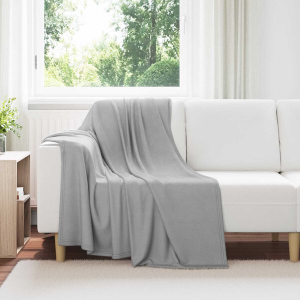 vidaXL Couvertures &agrave; jeter 24 pcs Gris 170 x 130 cm Toison