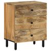 vidaXL Table de chevet 50x33x60 cm bois de manguier massif
