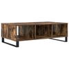 vidaXL Table basse ch&ecirc;ne fum&eacute; 104x60x35 cm bois d'ing&eacute;nierie