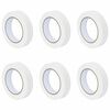 vidaXL Rubans de masquage pour peintre 6 pc Blanc 25 mm x 50 m Papier