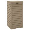 vidaXL Poubelle d'ext&eacute;rieur marron clair 41x41x86 cm polypropyl&egrave;ne