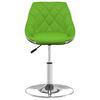 vidaXL Tabouret de bar Vert et blanc Similicuir