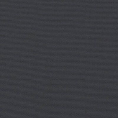 vidaXL Coussin de banc de jardin noir 120x50x7 cm tissu oxford