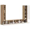 vidaXL Ensemble meuble TV 8 pcs Ch&ecirc;ne artisanal Bois d'ing&eacute;nierie