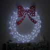 vidaXL Couronne avec 150 LED Blanc froid 120 cm Acrylique