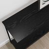vidaXL Table console Ch&ecirc;ne noir 101 x 30.5 x 75 cm Bois d'ing&eacute;nierie