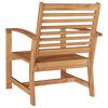 vidaXL Chaise 2 pcs Marron 65 x 60 x 76,5 cm Bois de teck massif