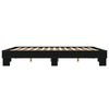 vidaXL Cadre de lit sans matelas noir 180x200 cm