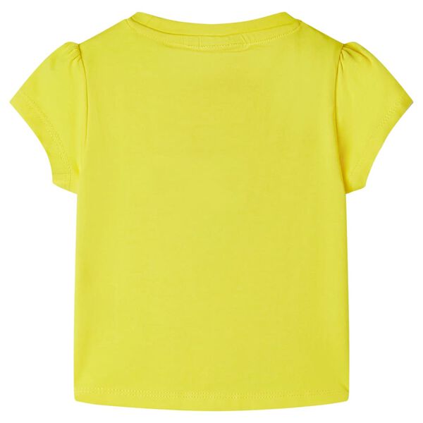 T-shirt pour enfants jaune 128