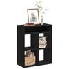 vidaXL Biblioth&egrave;que noir 66x31x80 cm bois d'ing&eacute;nierie
