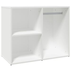 vidaXL Armoire de dressing Blanc 80x40x65 cm Bois d'ing&eacute;nierie