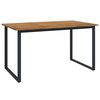 vidaXL Ensemble de salle &agrave; manger pour jardin 5 pcs Noir