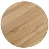 vidaXL Table de bistro Marron clair 80 cm MDF
