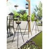 Luxform Lampe LED solaire de jardin Lighthouse tr&eacute;pied Cuivre et noir