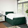 vidaXL Sommier &agrave; lattes de lit avec matelas vert fonc&eacute; 120x190 cm