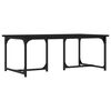 vidaXL Table basse Noir 90x50x35 cm Bois d'ing&eacute;nierie