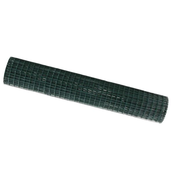 vidaXL Cl&ocirc;ture Euro Vert 1.6 x 10m Fer rev&ecirc;tu de PVC