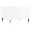 vidaXL Tables basses 2 pcs blanc brillant 50x46x35cm bois d'ingénierie