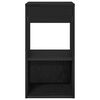 vidaXL Table de chevet avec tiroir noir 35x34x66,5 cm