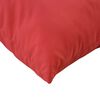 vidaXL Coussins de canap&eacute; lot de 4 rouge 50x50 cm tissu