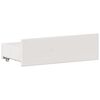 vidaXL Lit biblioth&egrave;que sans matelas blanc 135x190 cm bois pin massif