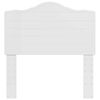 vidaXL T&ecirc;te de lit Blanc Brillant 75 cm Bois d'ing&eacute;nierie