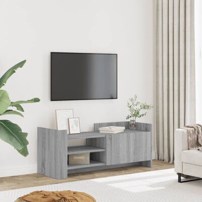 vidaXL Meuble TV Sonoma gris 100x35x40 cm Bois d'ingénierie