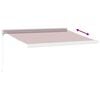 vidaXL Auvent manuel r&eacute;tractable bordeaux 350x250 cm