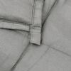 vidaXL Couverture lest&eacute;e Gris 122x183 cm 5 kg Tissu