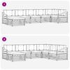 vidaXL Ensembles de canap&eacute;s avec coussin 7 pcs Naturel et Cr&egrave;me