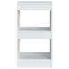 vidaXL Biblioth&egrave;que/S&eacute;parateur de pi&egrave;ce Blanc brillant 40x30x72 cm
